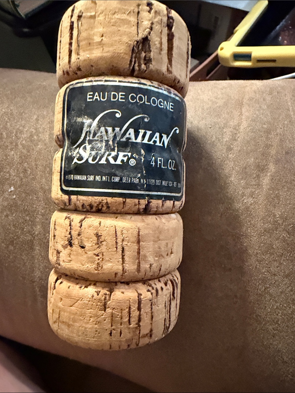 Hawaiian Surf Eau de Cologne - Natural Cork Bottle - Beige